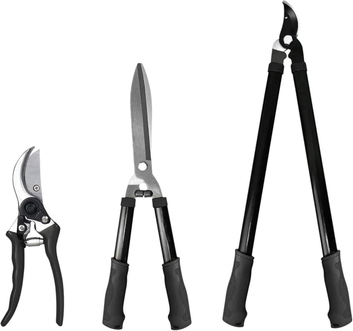 3-Piece Garden Cutting Tool Set – Heavy-Duty Loppers, Shears & Secateurs for Precision Pruning