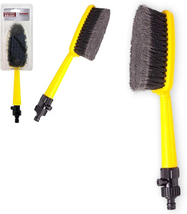 2-in-1 Spray & Wash Cleaning Brush – Water-Fed Scrubbing Brush with Built-In Spray Nozzle