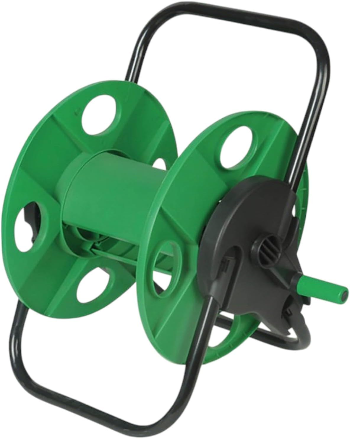 Portable Garden Hose Reel โ Lightweight Manual Hose Holder for Up to 45M Hose