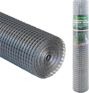 Square Mesh Galvanised Garden Wire 600mm x 5m