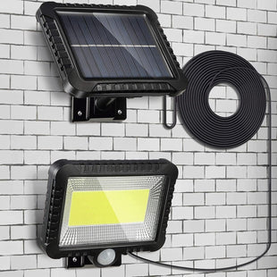100LED COB Solar Power PIR Motion Sensor Light
