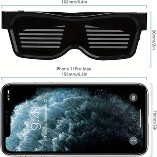 Bluetooth LED Glasses