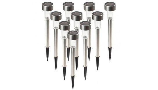 10-Pack of Stainless Steel Solar Posts