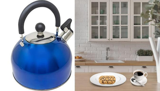 Stainless Steel Whistling Kettle - 9 Colours