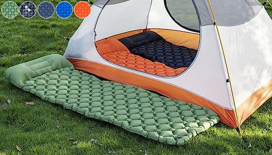 Inflatable Portable Sleeping Bed with Pillow