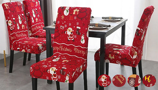 Stretchy Christmas Chair Covers