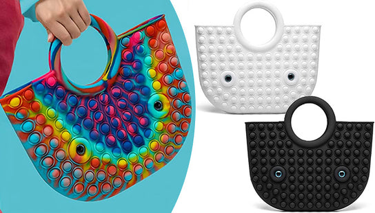 Silicone Fidget Popper Handbag