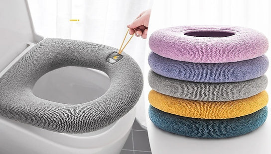 Soft Fleece Toilet Seat Pads