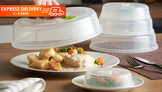 Ventilated Microwave Splatter Guard Covers