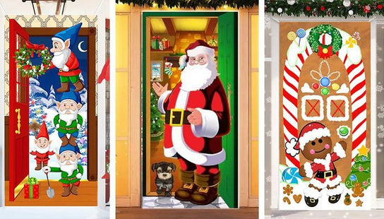 Christmas Door Covers- 3 Designs