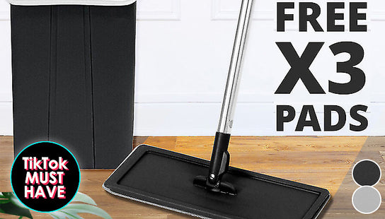360° Flat Squeeze Microfibre Mop & Bucket