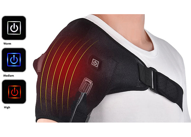 Heated Shoulder Brace with 3 Heat Settings