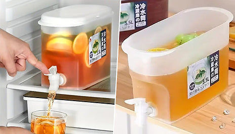 3.5L Cold Drink Container with Built-In Tap