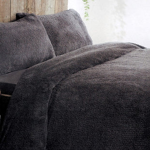 Super-Soft Teddy Bear Feel Duvet Set