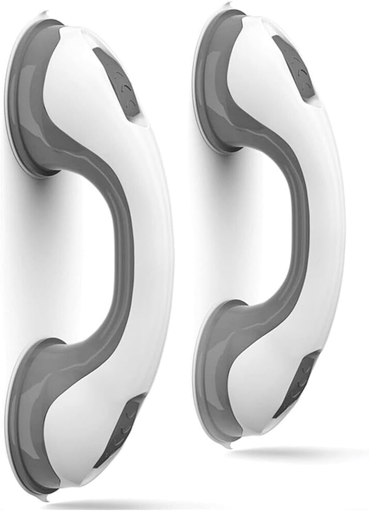 Secure 2-Pack Support Grab Handles - Sturdy Handrail Set for Safety and Stability - Easy Grip Handrails for Bathrooms, Showers, and Home Accessibility