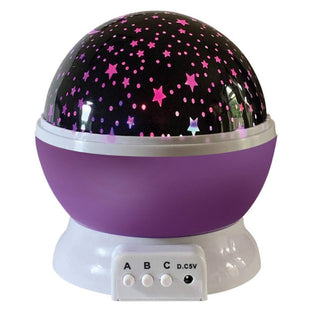Infapower F060 Star Light Rotating Projector Lamp for Kids | 360° Rotation | Battery | USB Power