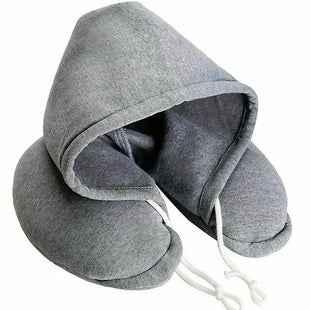 Hooded U-Shaped Travel Pillows