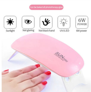 UV GEL Nail Lamp LED Light Dryer Polish Cure Time Portable Gift