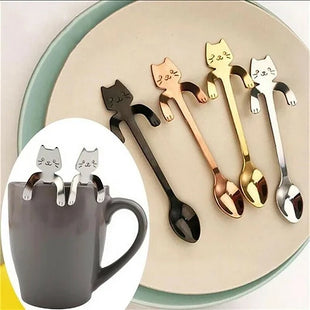 Stainless Steel Cat Spoons
