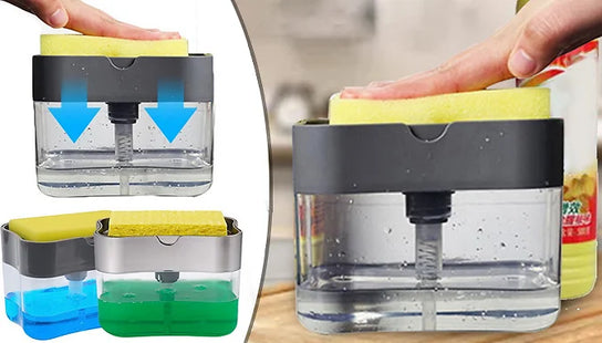 2-in-1 Soap Dispensing Sponge Holder