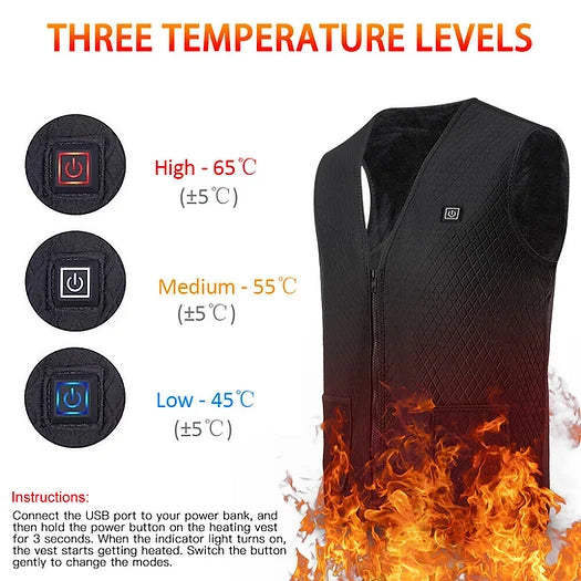 USB Heated Bodywarmer