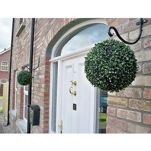 2pc Glowing LED Light Solar Topiary Ball With Chain