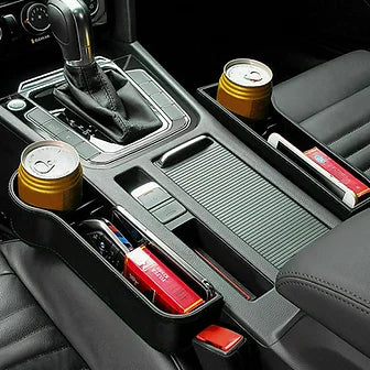 1 Pair Car Gap Filler Bottle Pocket Organizer