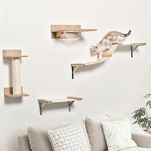 Wall-mounted Shelf Set Climbing Frame