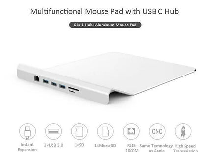 Multifunctional Mouse Pad with USB C