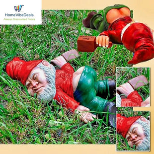 Loonie Moonie Garden Gnome Statue Ornament