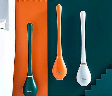 Silicone Brush Head Toilet Brush
