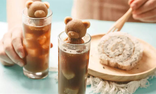 3D Little Teddy Bear Ice Cube Maker Mould