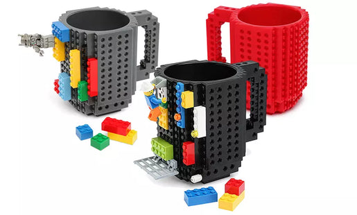 Build-on Brick Mugs