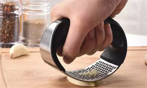 Stainless Steel Garlic Press Tool Set