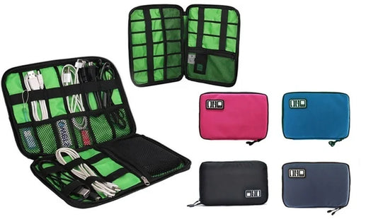Universal Cable and Gadget Travel Organiser Cables Carry Bag