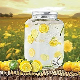 8L Jumbo Jar With Tap
