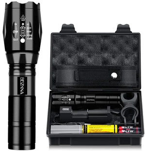 LED Torch Rechargeable Upgrade L2 CREE Super Bright Tactical Flashlight 2000