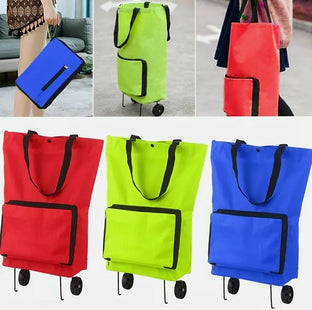 Lightweight Foldable Shopping Trolley - 3 Colours