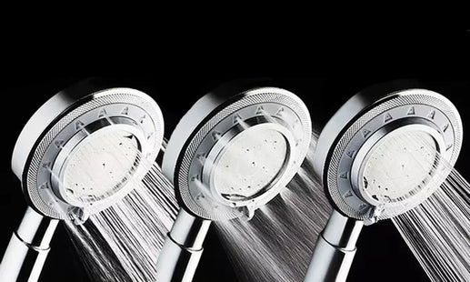 One or Two Three-Mode Pressure Booster Shower Heads