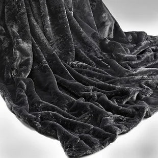 Faux Fur Rabbit Throw 150x200