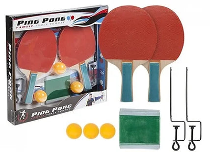 FAMILY TABLE TENNIS SET WITH BATS BALLS AND NET