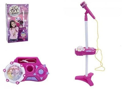 POP STAR MICROPHONE W/STAND AND J-PLUG