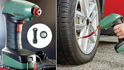 Automatic LCD Digital Bike Ball Car Tyre Pump