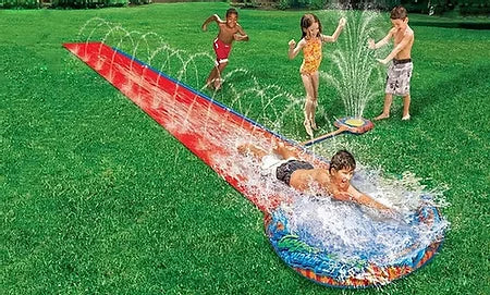Garden Aqua Slide And Boogie Board
