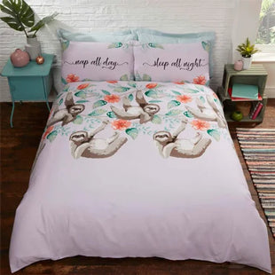 STUDIO ART SLOTHS DUVET SET