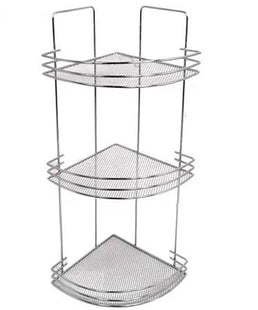 Chrome 3 Tier Corner Bath Shelf