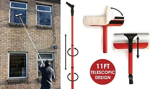 11ft Telescopic Window Cleaning Set