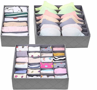 3PCS Dresser Drawer Organiser Divider