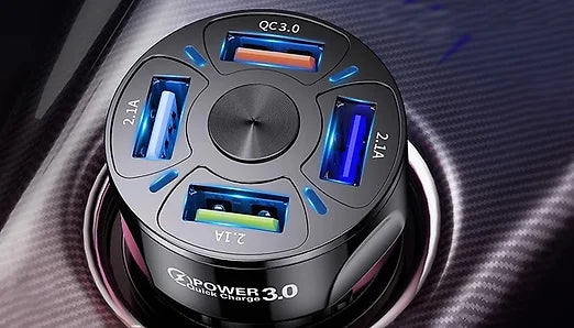 4-Port USB Car Charger