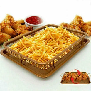 2-Piece Copper Oven Crisper Tray